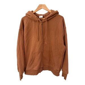 TNA Aritzia Sweatfleece Terry Hoodie Boyfriend Fit L